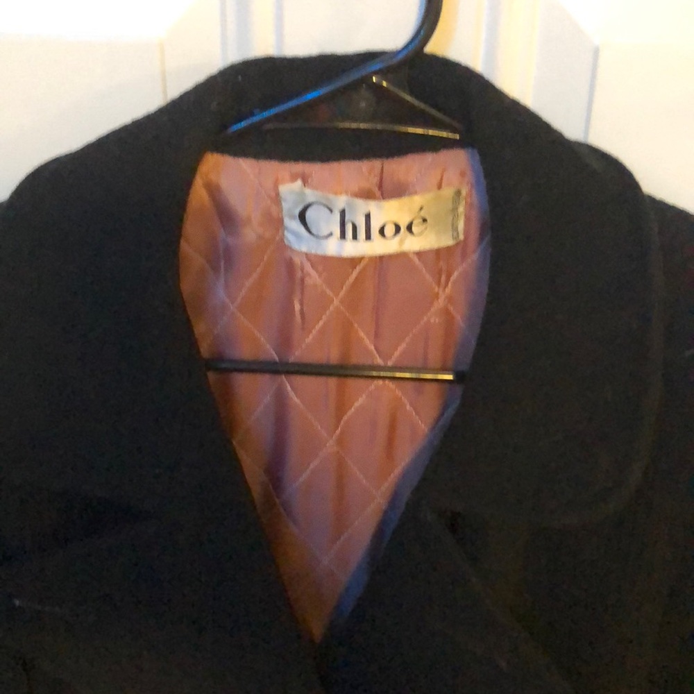 Chloe womens wool coat size M - Picture 3 of 16